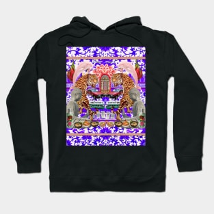 Tigers & Pink Dolphins Bright Purple - Retro Hong Kong Hoodie